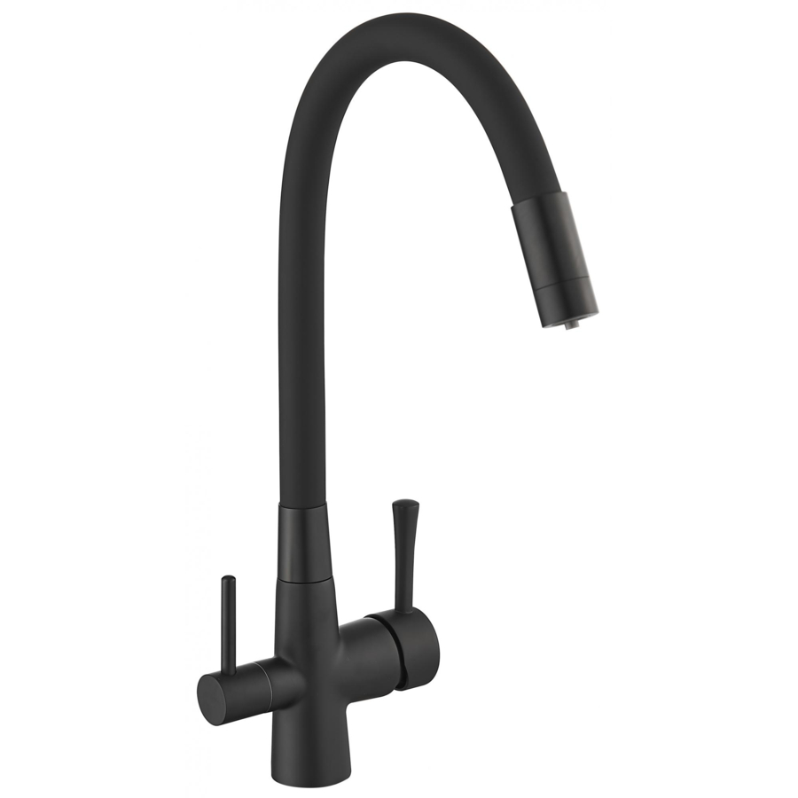 

Смеситель для кухонной мойки Savol S-L1806H-01 черный, S-L1806H-01