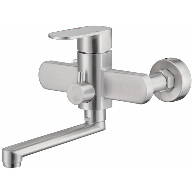 

Смеситель Haiba HB60806 для ванны с душем, сталь, HB60806