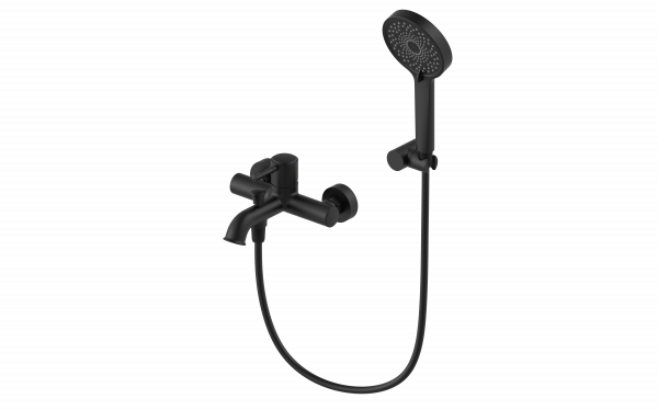 

Смеситель для ванны с душем Wonzon & Woghand WW-88037073-MB черный, WW-88037073-MB