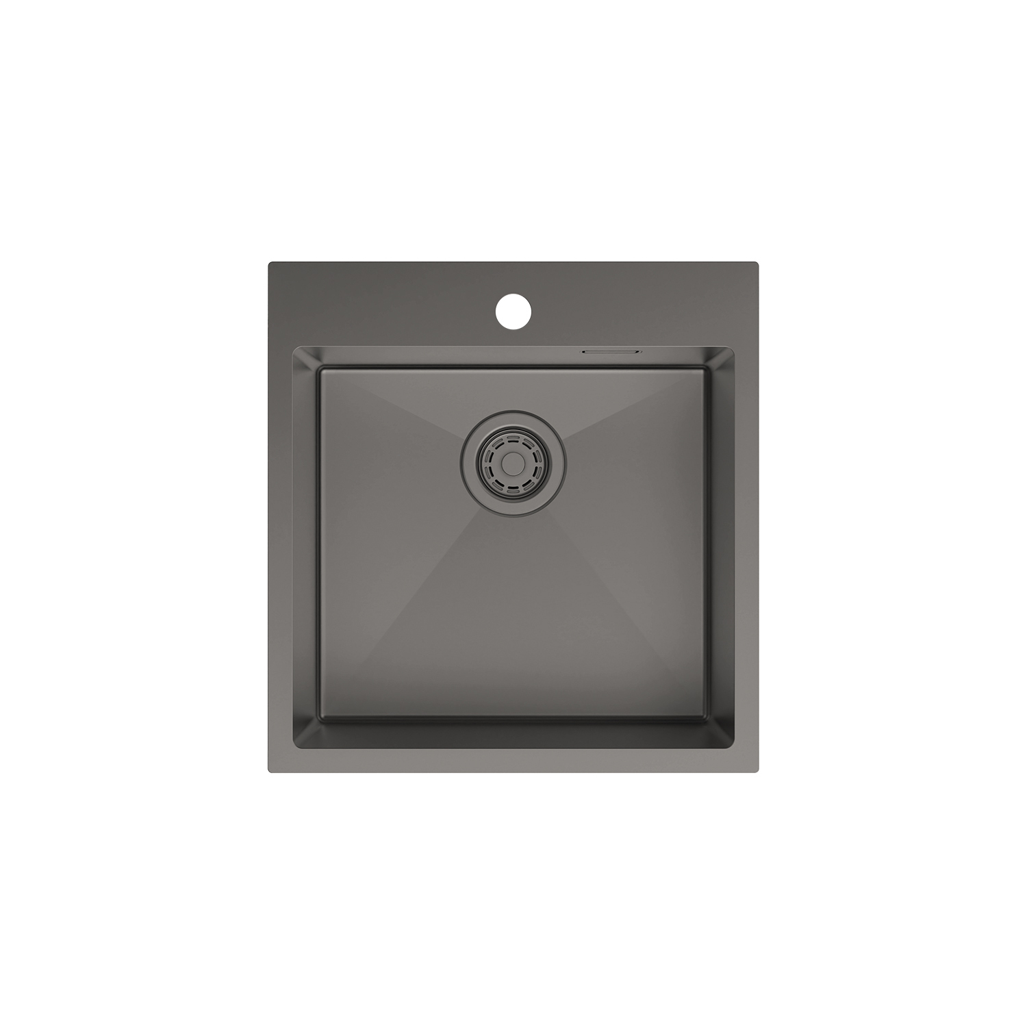 

Мойка кухонная Iddis Haze HAZ49GMi77 графит 49х51 см, HAZ49GMi77