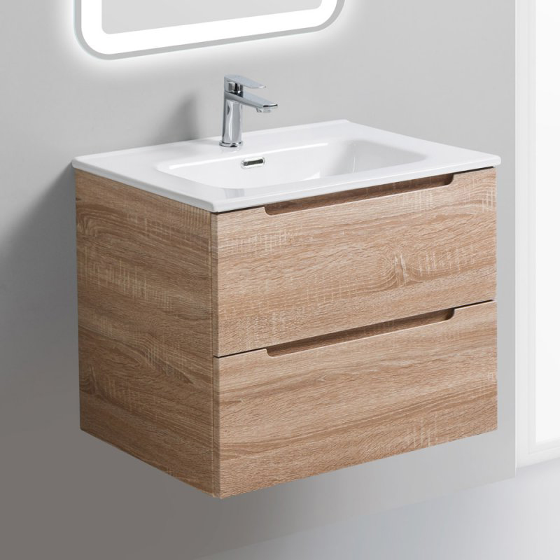

Тумба с раковиной BelBagno Etna 60 rovere bianco, Светлое дерево, Etna 60
