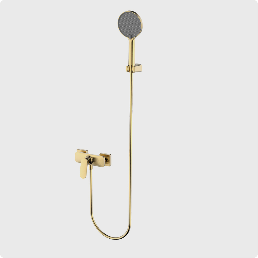 

Душевой комплект AQUAme Imola AQM6713BG золото шлифованное, AQM6713BG