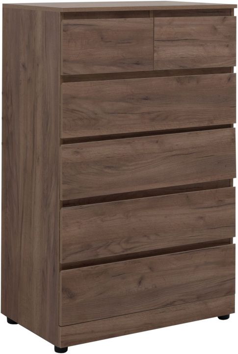 

Комод Aquanet Сканди 80х48 дуб крафт, 6 ящиков, Коричневый, Сканди 00302546