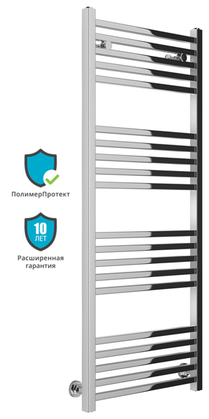 

Водяной полотенцесушитель Сунержа Модус 120x50, Хром, Модус 1200х500