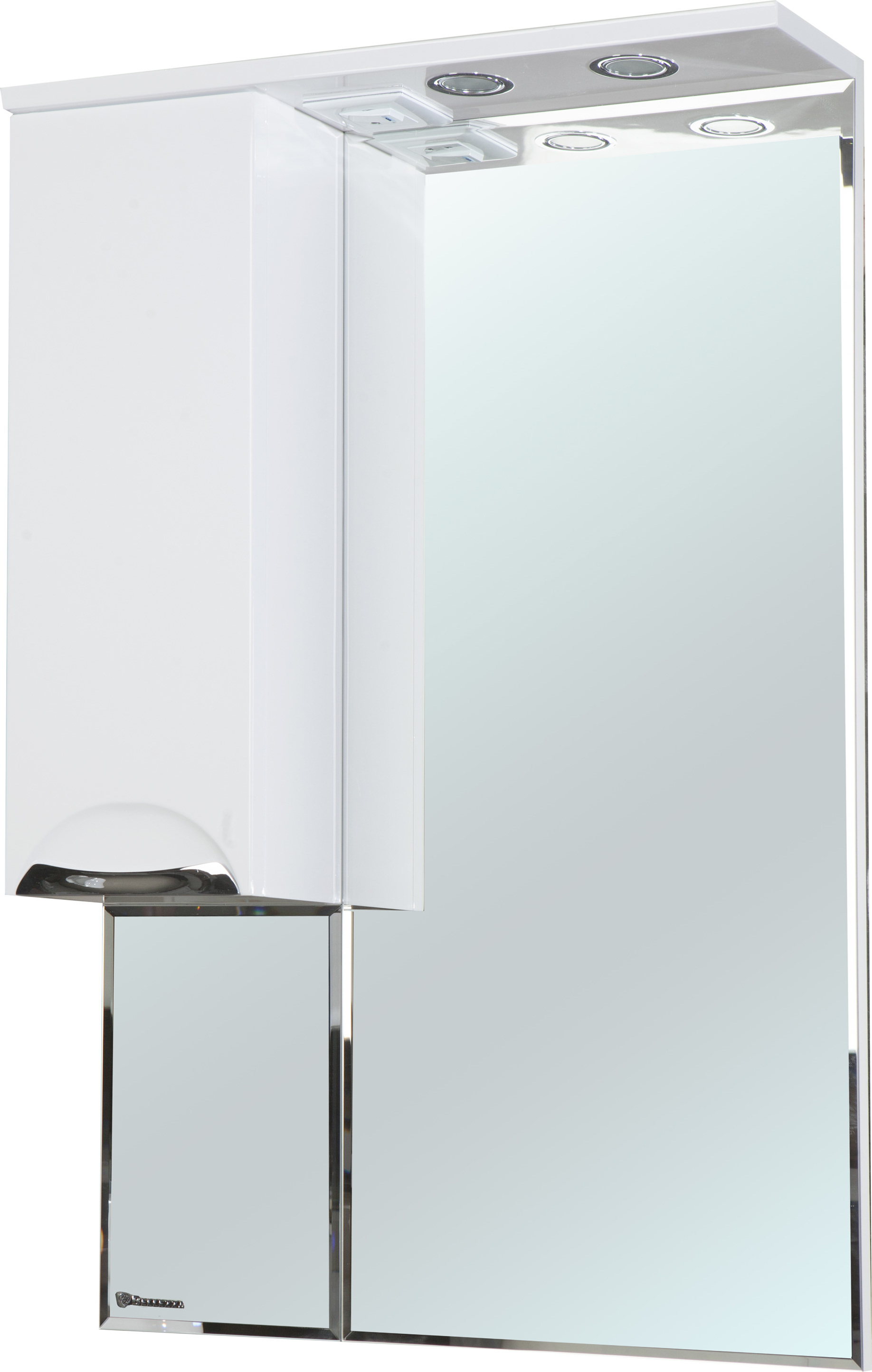 

Зеркало-шкаф Bellezza Альфа 55 L белый, Альфа 55