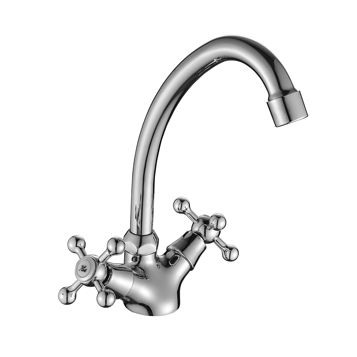 

Смеситель Decoroom DR54 DR54028 для кухни, хром, DR54028