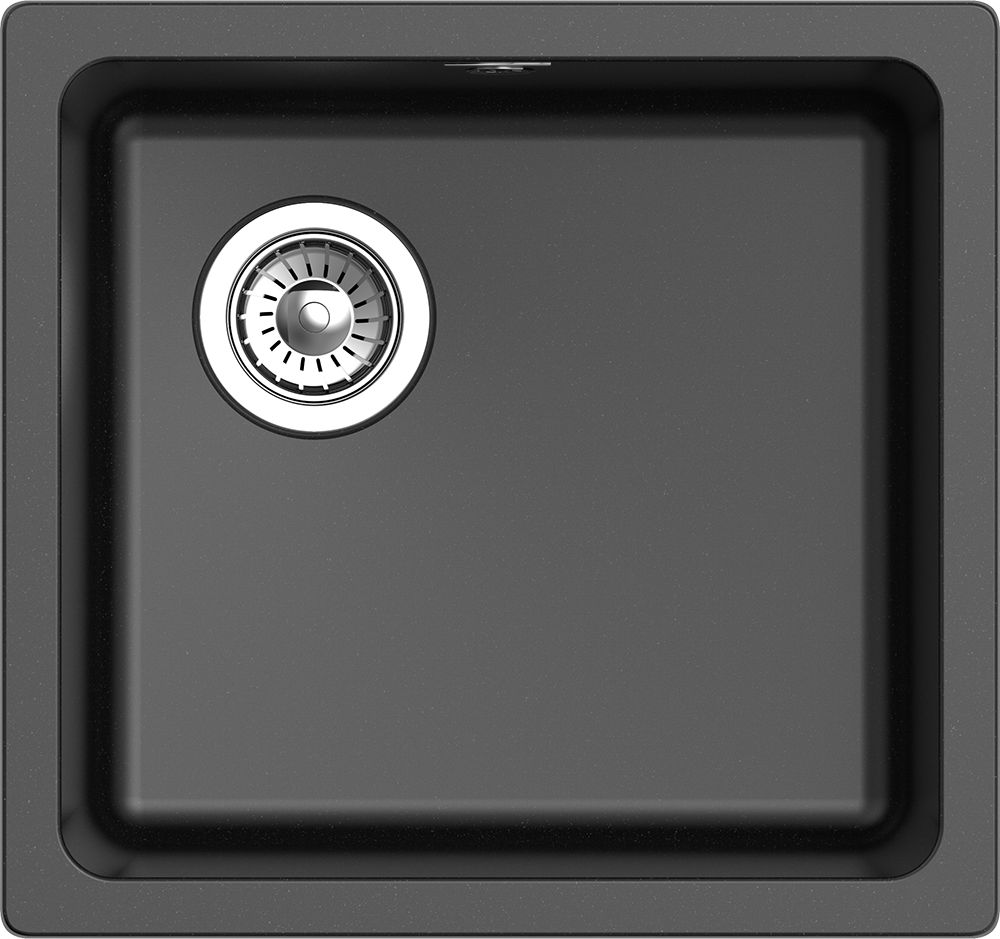 

Мойка кухонная Rivelato Berkana BK-45 nero, Черный, Berkana BK-45