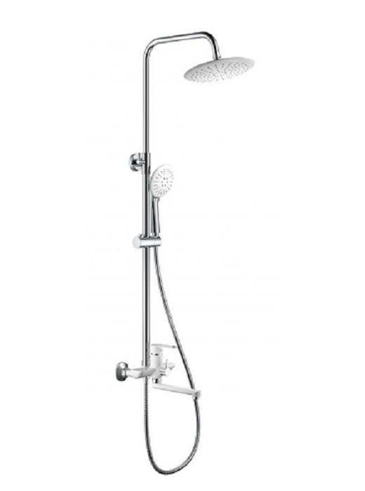

Душевая стойка Haiba HB557-8 HB24557-8 со смесителем, хром/белый, HB557-8 HB24557-8
