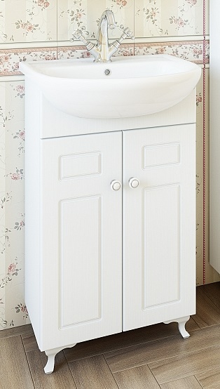 

Тумба с раковиной Sanflor Софи 50, Белый, Софи 50