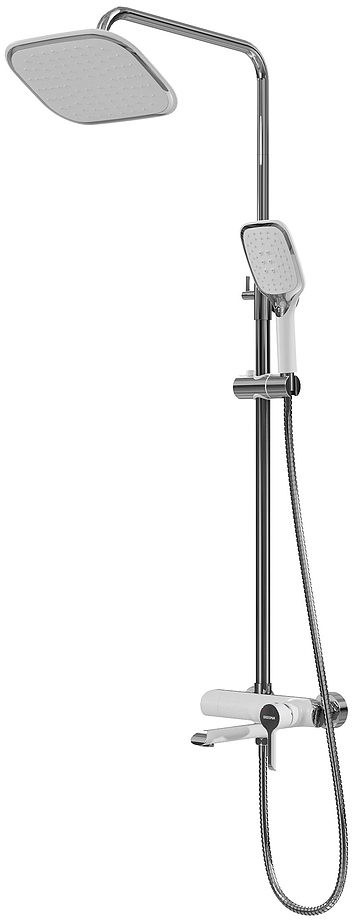 

Душевая стойка Grossman Alba 500.K35.06.100/000 хром/белая, 500.K35.06.100/000
