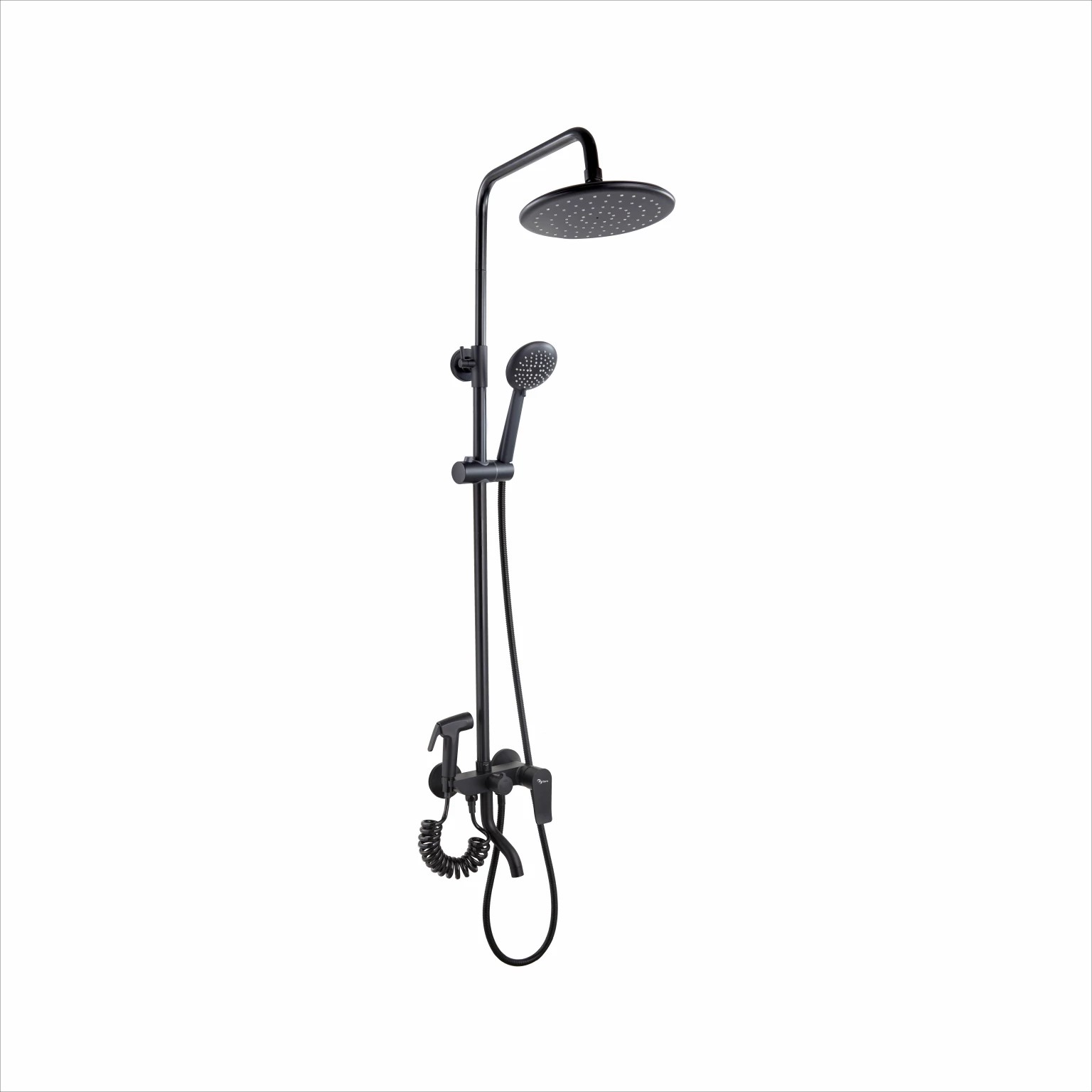 

Душевая стойка PLStart PL2403-7 с гигиеническим душем чёрный, Черный, PL2403-7