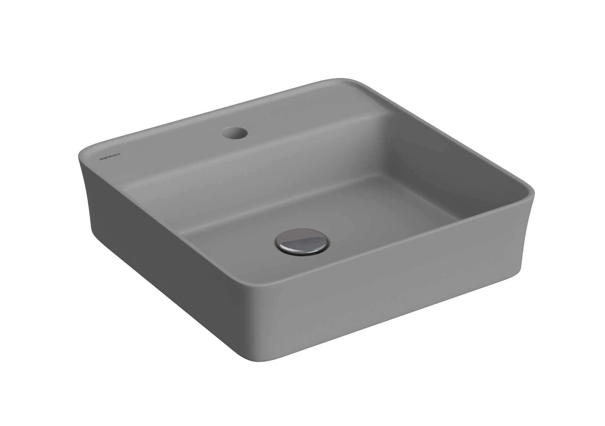 

Раковина Berges Ego SL 182064 45х45 серый матовый, 182064
