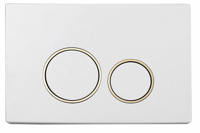 

Кнопка смыва Boheme white gold 660 белый/золото, white gold 660