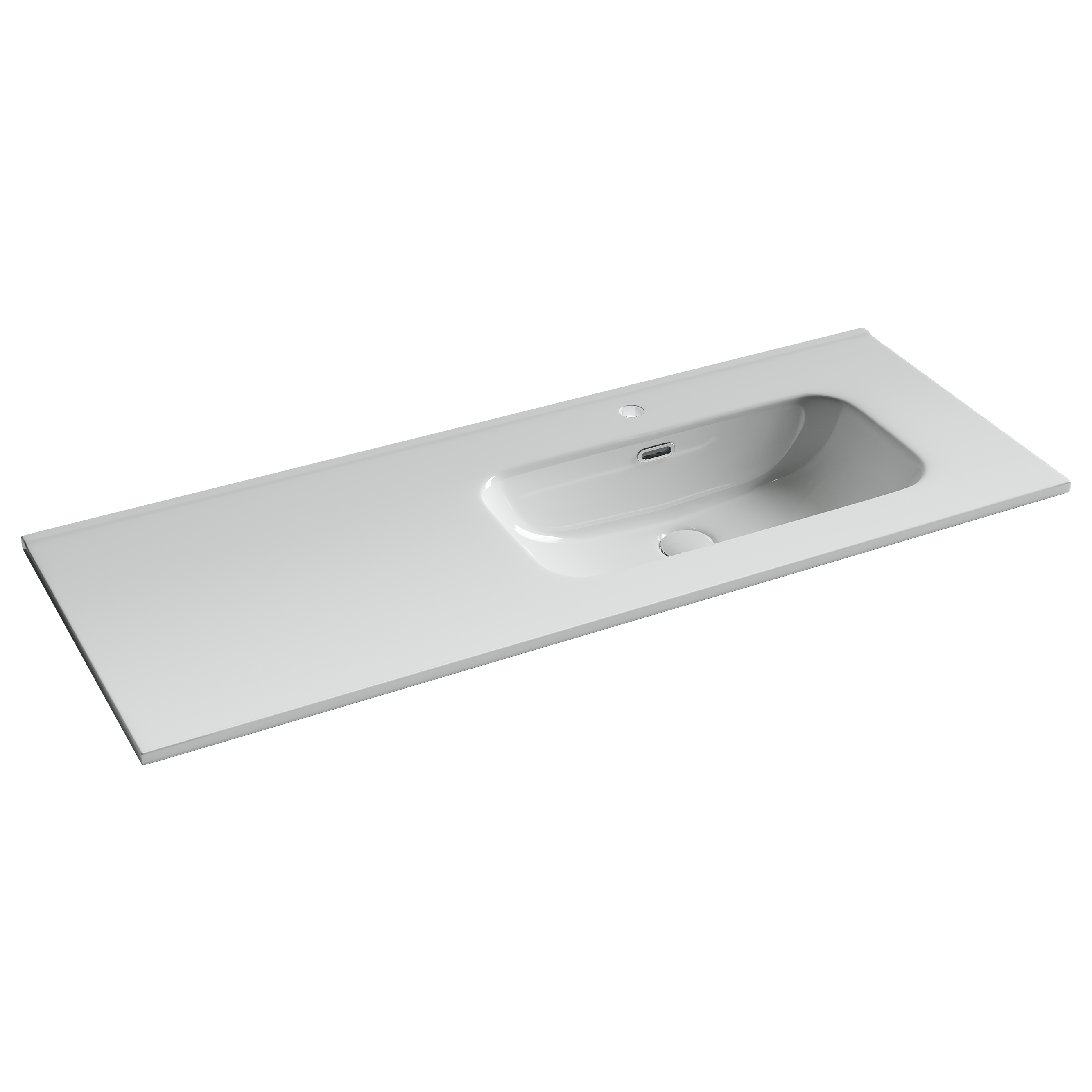 

Раковина Ceramicanova Element CN7006R 121х46,5 см, чаша справа, белая, Белый, CN7006R