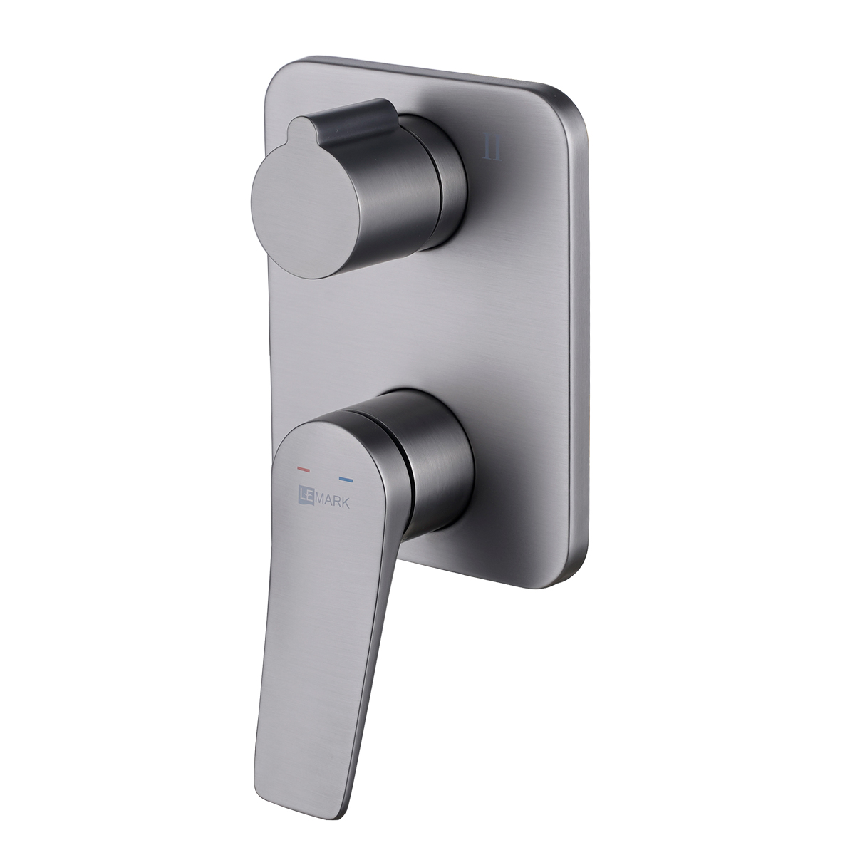 

Смеситель для ванны с душем Lemark Bronx LM3727GM графит, LM3727GM