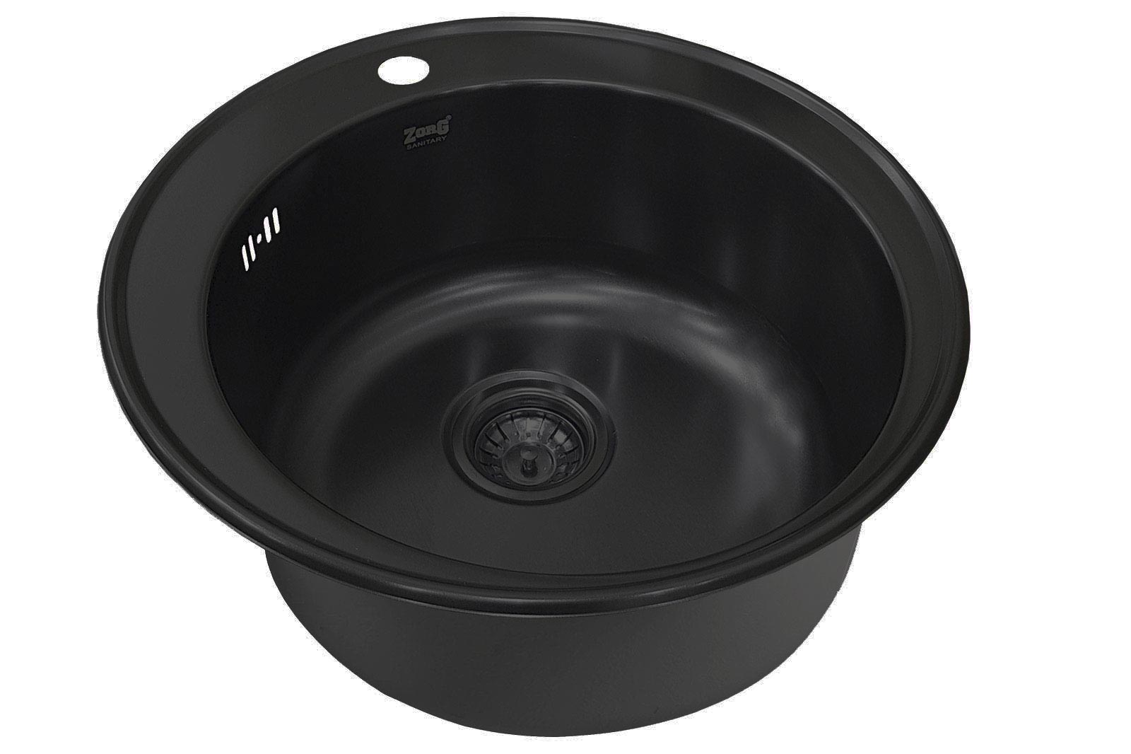 

Мойка кухонная Zorg Pvd SZR-510/205 grafit, Графит, SZR-510/205 GRAFIT