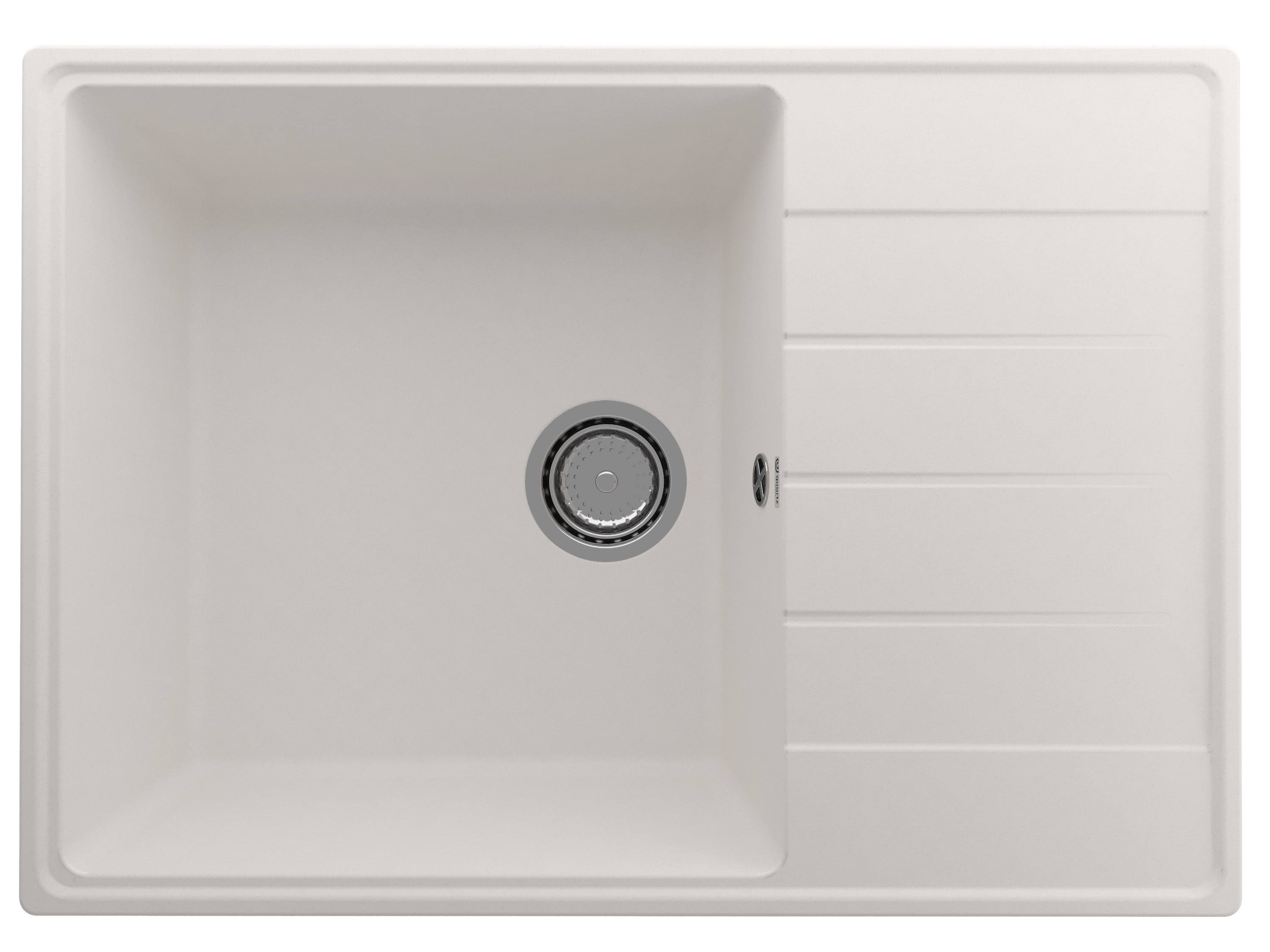 

Мойка кухонная Ulgran Quartz Prima 700-01 70х50 см, жасмин, Белый, Prima 700-01