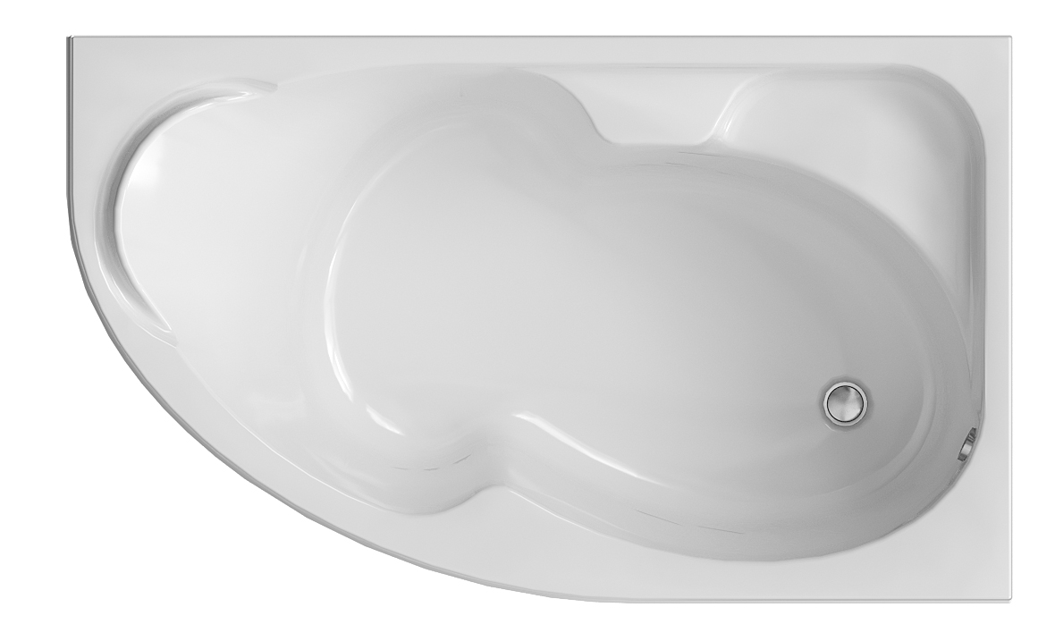 

Акриловая ванна 1Marka Diana 150x90 см R, Белый, Diana 150x90 R