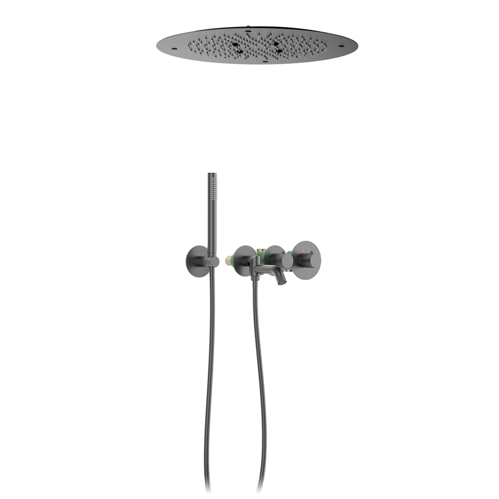 

Душевой комплект Timo Saona SX-2358/18SM черное золото, Черный, SX-2358/18SM
