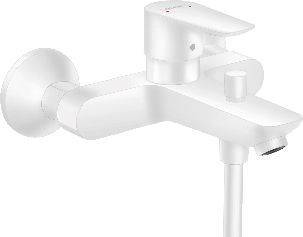 

Смеситель Hansgrohe Talis E 71740700 для ванны с душем, Белый