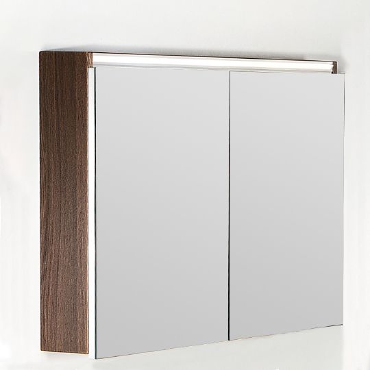 

Зеркало-шкаф Armadi Art Valessi 100 темный дуб матовый, Темное дерево, Vallessi 100