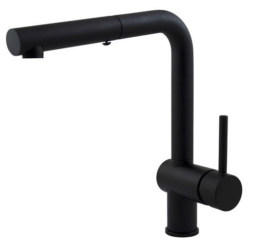 

Смеситель Paffoni Light LIG285NO-MET для кухни, черный матовый, Light LIG285NO-MET