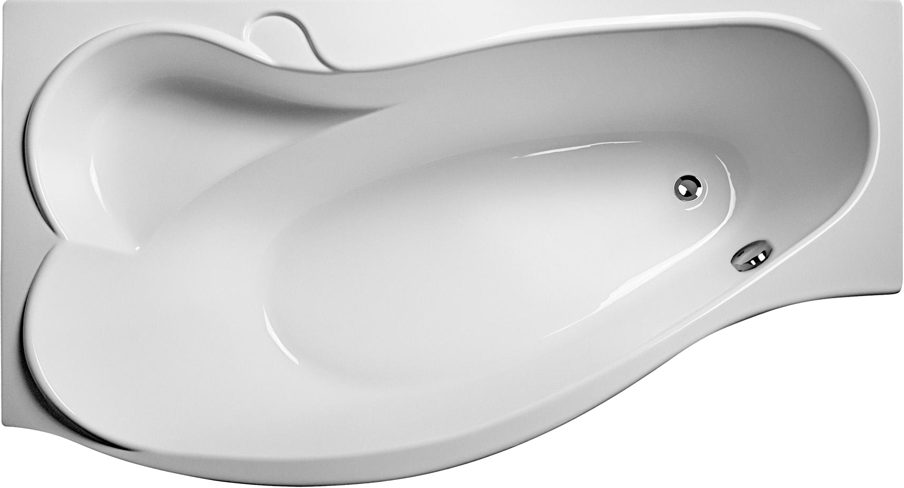 

Акриловая ванна 1MarKa Gracia 170x100 см L, Белый, Gracia