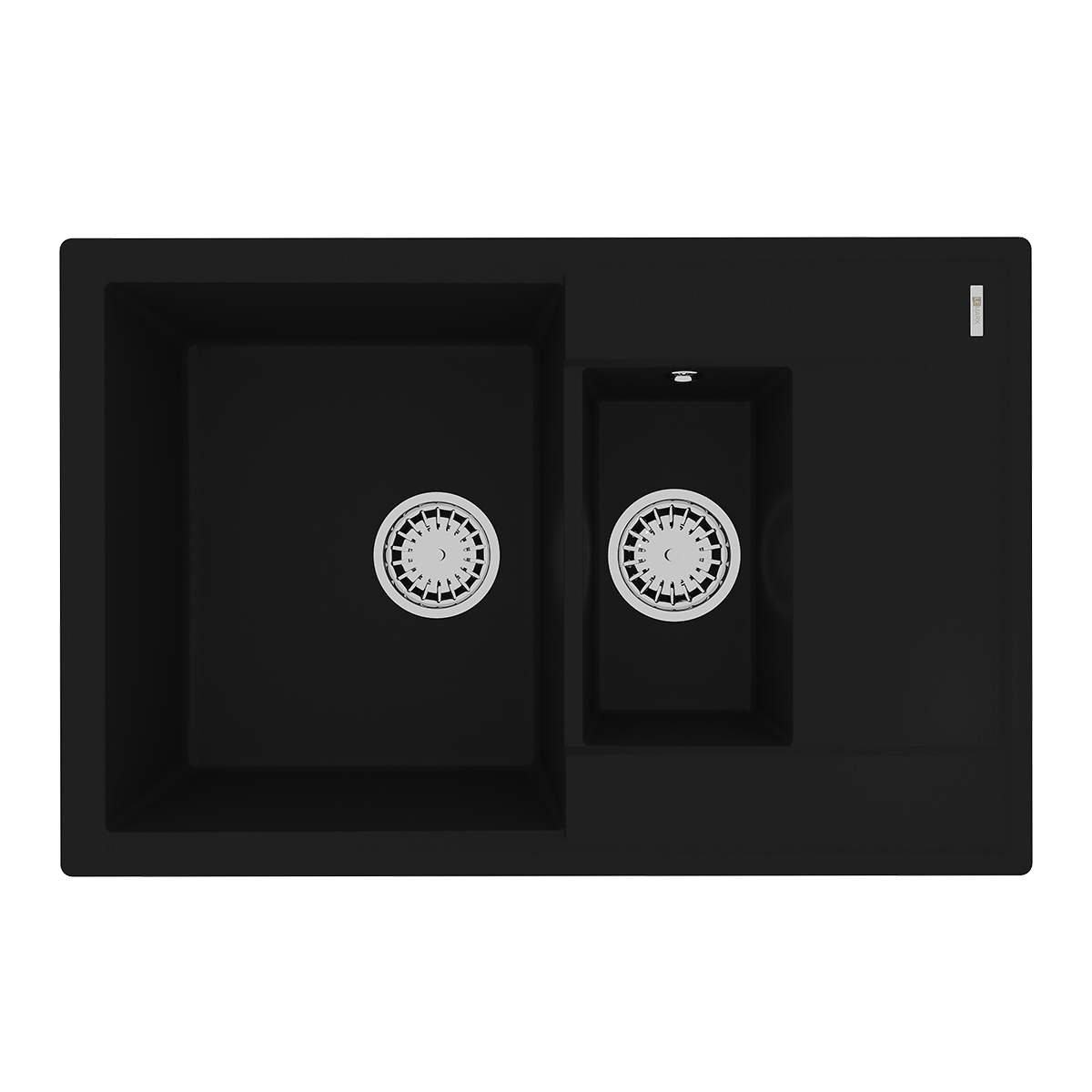

Мойка кухонная Lemark Ramza 760 9910037 50 черная, Черный, 9910037