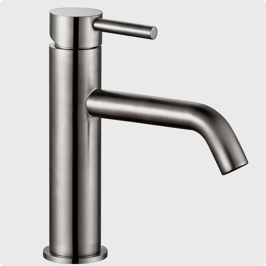 

Смеситель для раковины AQUAme Siena AQM6210GM оружейная сталь, AQM6210GM