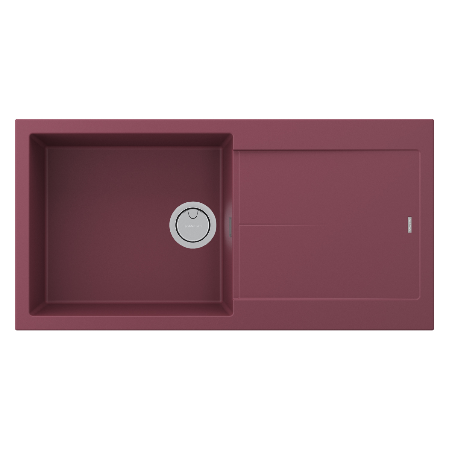 

Мойка кухонная Paulmark EXTENSIO 99 PM989950-ME 50х99 см, merlot, PM989950-ME
