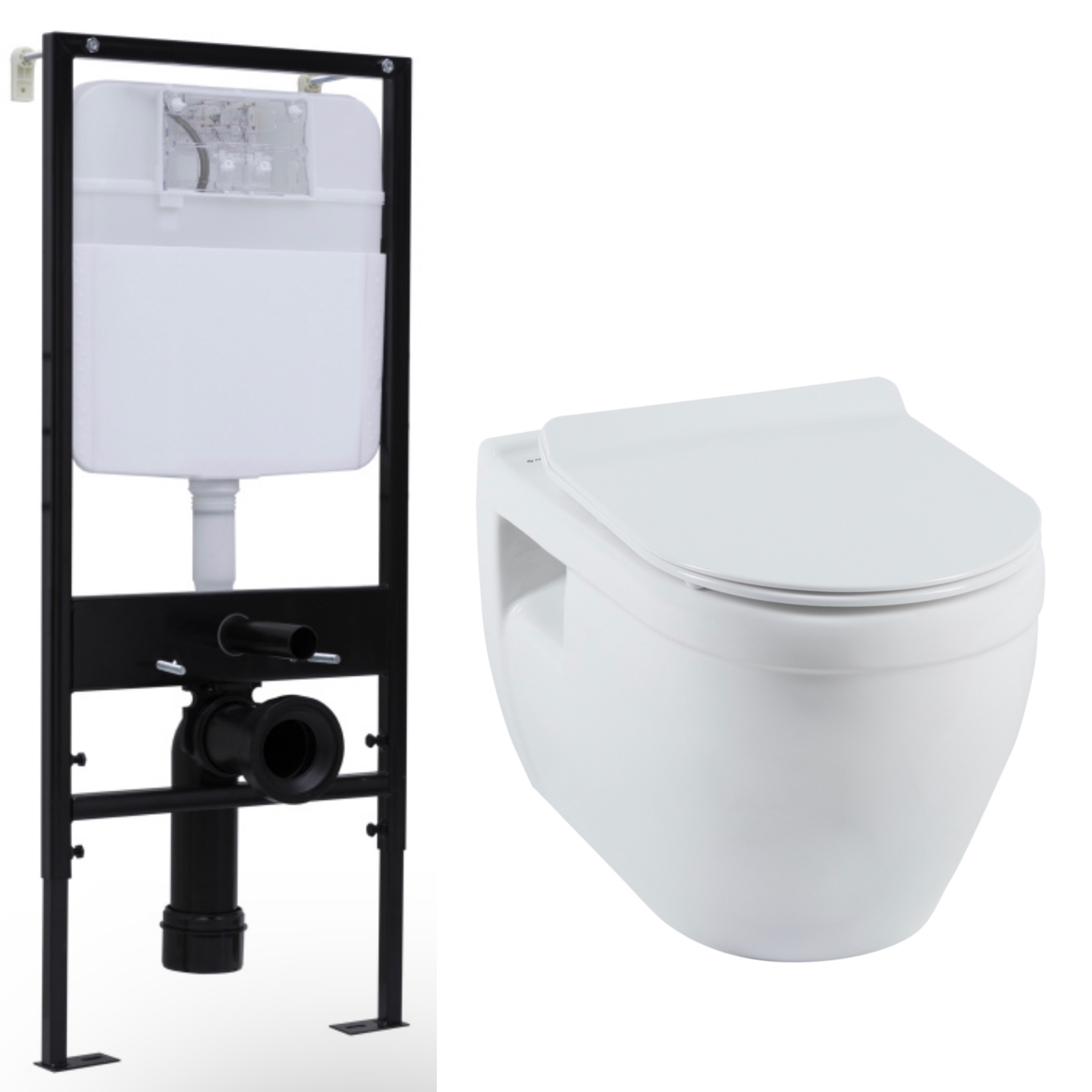 

Комплект Инсталляция Logan H1067-1170 + Унитаз подвесной Aquanet Glide-W, Белый