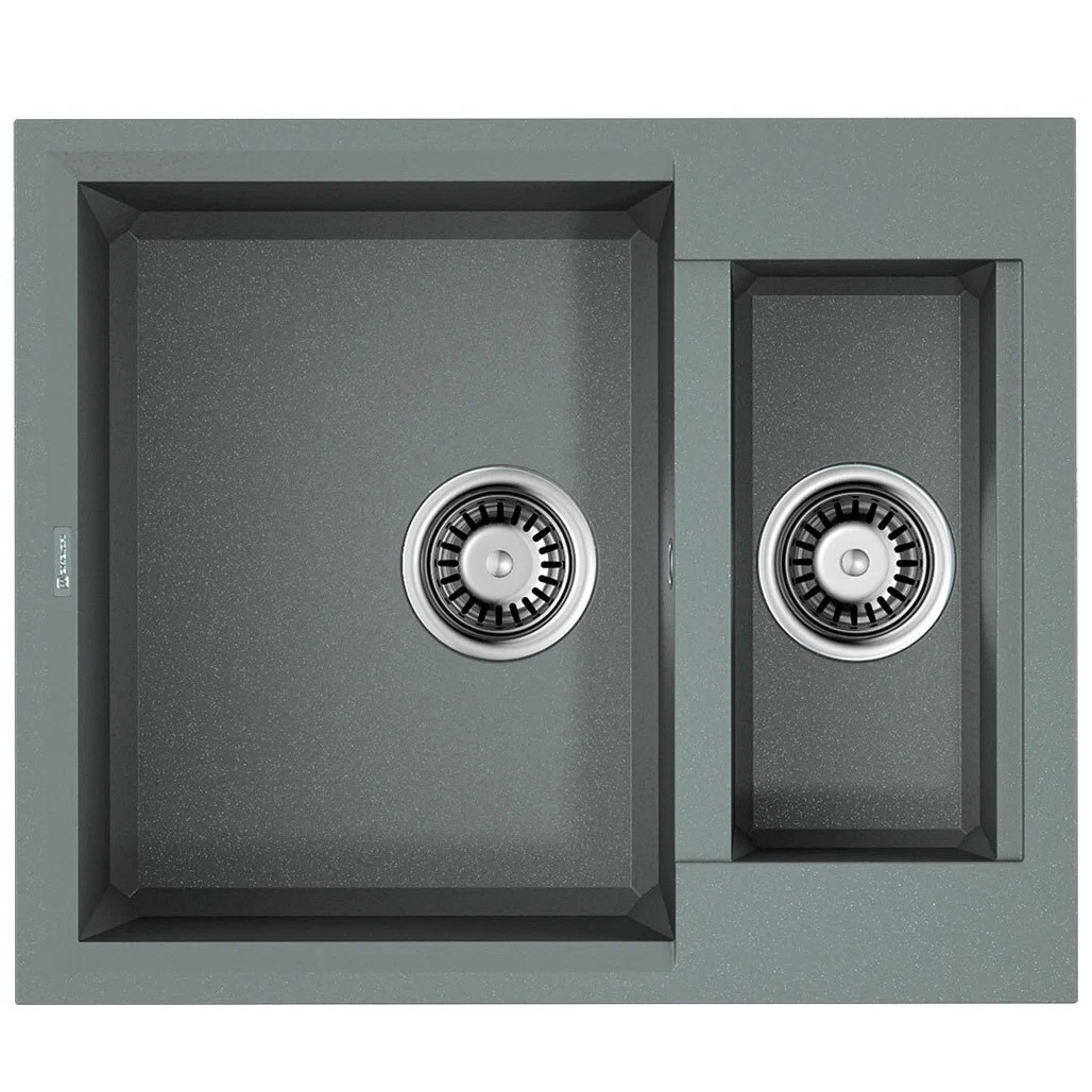 

Мойка кухонная Omoikiri Sakaime 60-2-GR, leningrad grey, Серый, 4993554