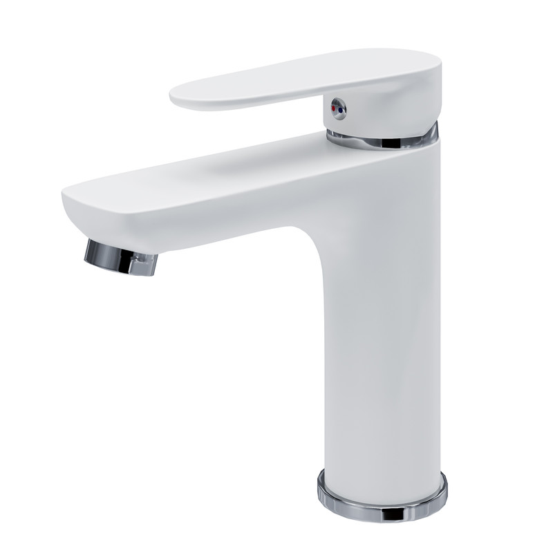 

Смеситель для раковины Aringa Рейн AR02008WH белый, AR02008WH