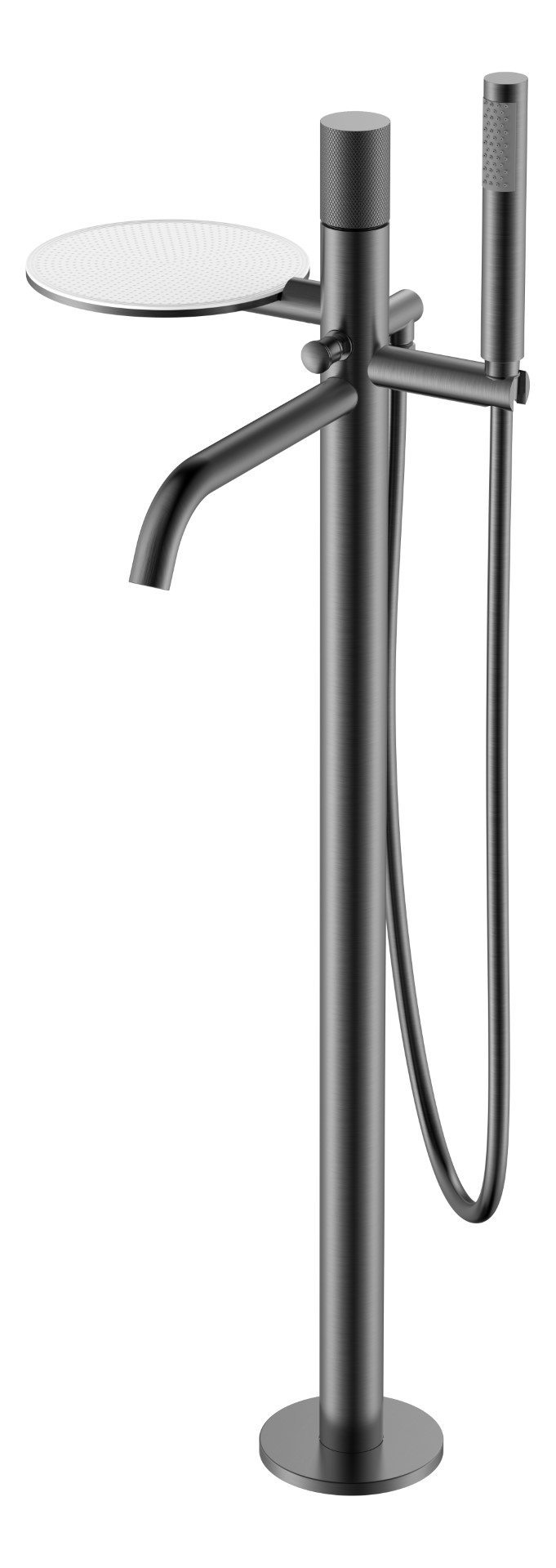 

Смеситель для ванны с душем Boheme Stick 129-GM.2 графит touch, 129-GM.2