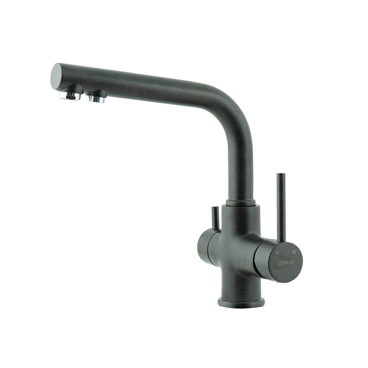 

Смеситель Lemark Comfort LM3061PAN для кухонной мойки, антрацит, LM3061PAN