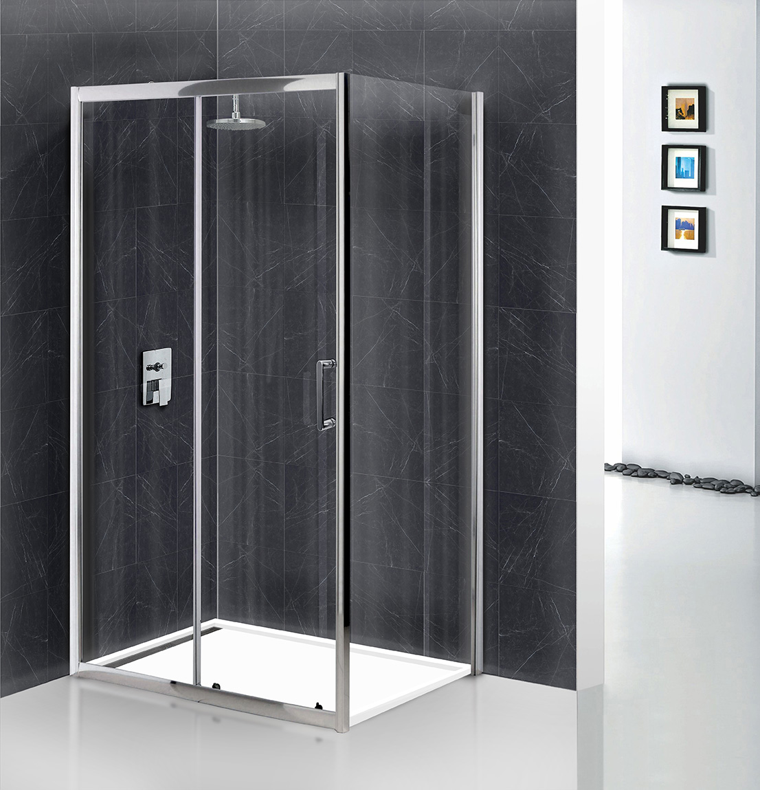 

Душевой уголок BelBagno UNO-195-AH-1-120/90-C-Cr, UNO-195-AH-1-120/90-C-Cr