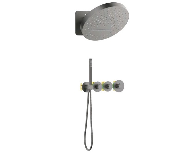 

Душевая система Timo Saona SX-2329/18SM встраиваемая, черное золото, SX-2329/18SM