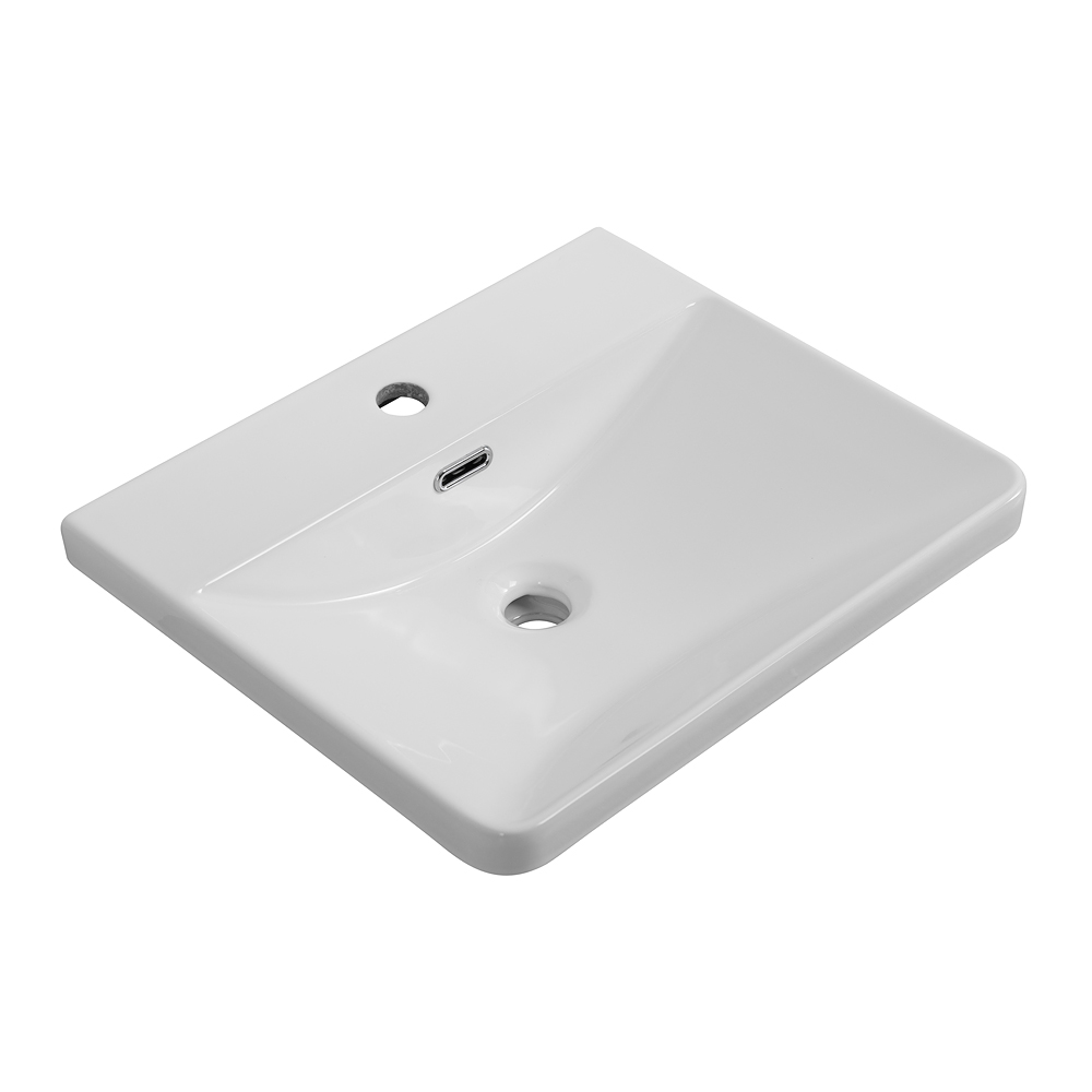 

Мебельная раковина BelBagno BB-8076-3-50 51х43 белая, Белый, BB-8076-3-50