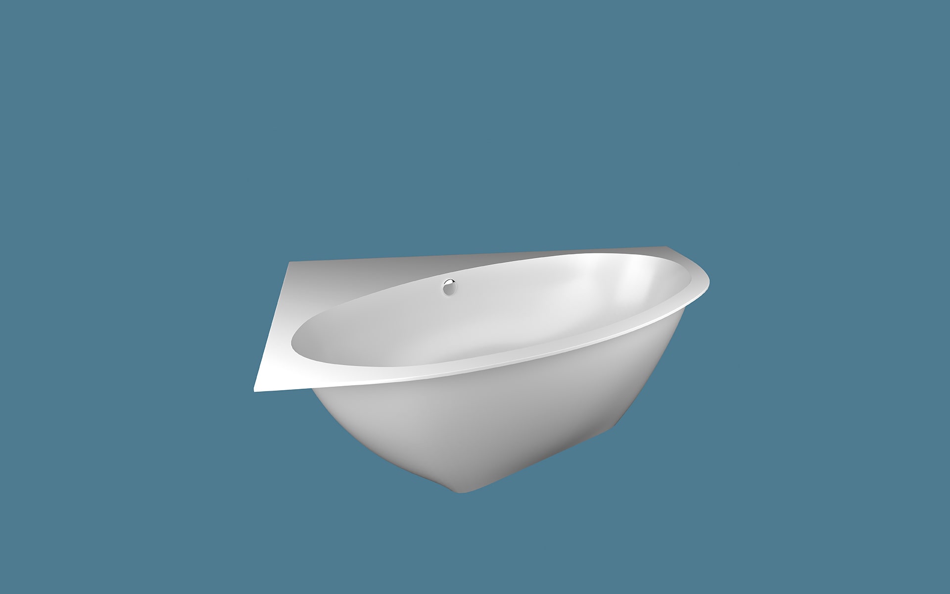 

Ванна из искусственного камня ESSE Fusce 187x93 белая, Белый, 187x93