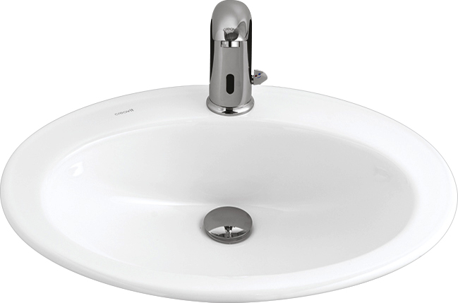 

Раковина Creavit TP230 встраиваемая сверху 58х46 см, Белый, TP230.00000