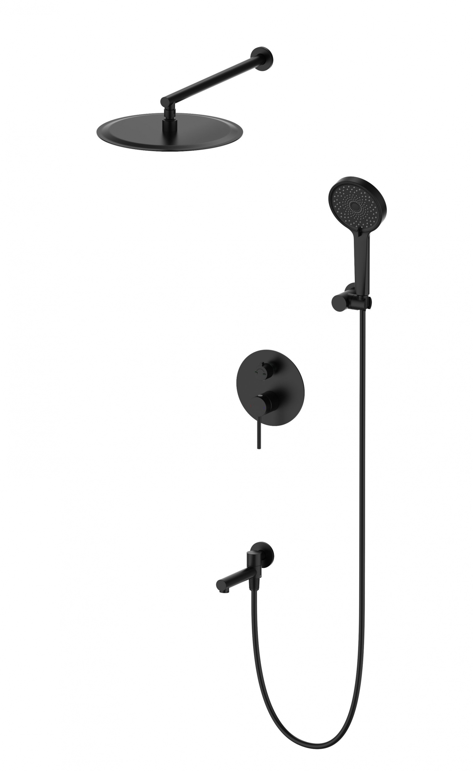 

Душевой комплект Wonzon & Woghand WW-88939017-MB черный, WW-88939017-MB