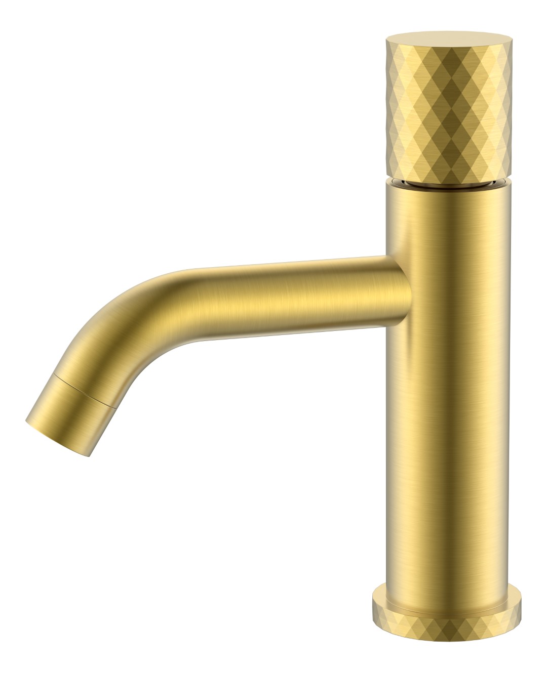 

Смеситель для раковины Boheme Stick 121-MG золото матовое diamond, 121-MG