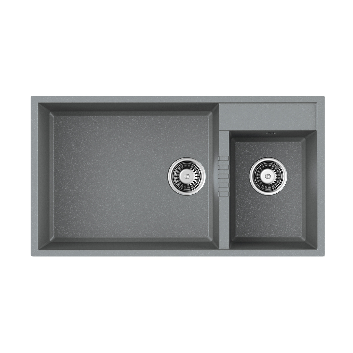 

Мойка кухонная Omoikiri Tedori 85-2-U-GR leningrad grey, Серый, Tedori 85-2-U-GR