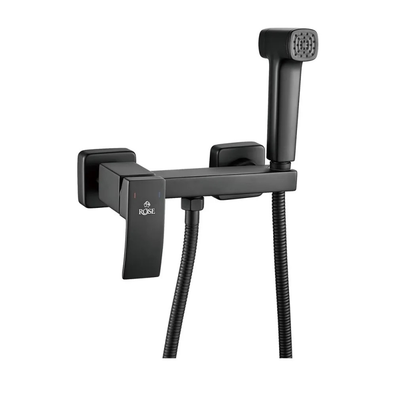 

Гигиенический душ Rose R1505H-1 со смесителем черный, R1505H-1