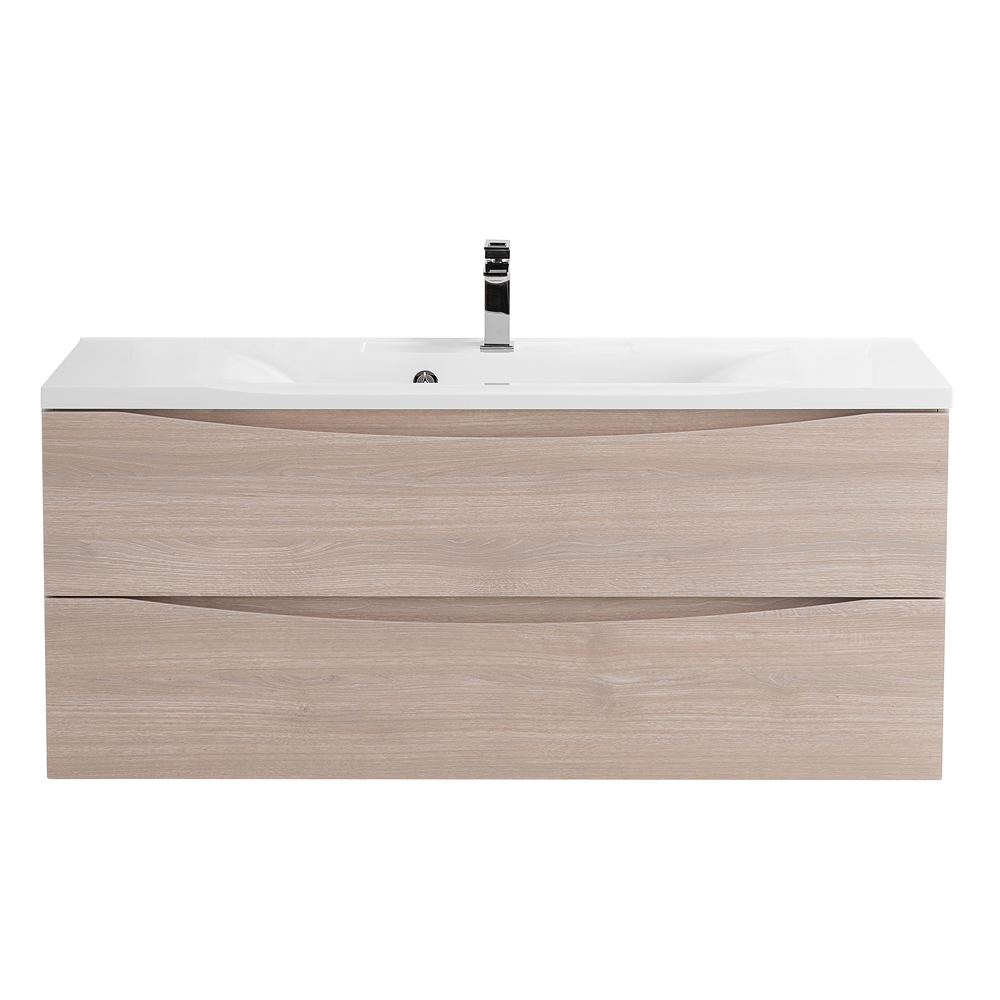 

Тумба с раковиной BelBagno Marino 110 подвесная, 2 ящика, Rovere Grigio, Светлое дерево, MARINO-1100-2C-SO-RG-P