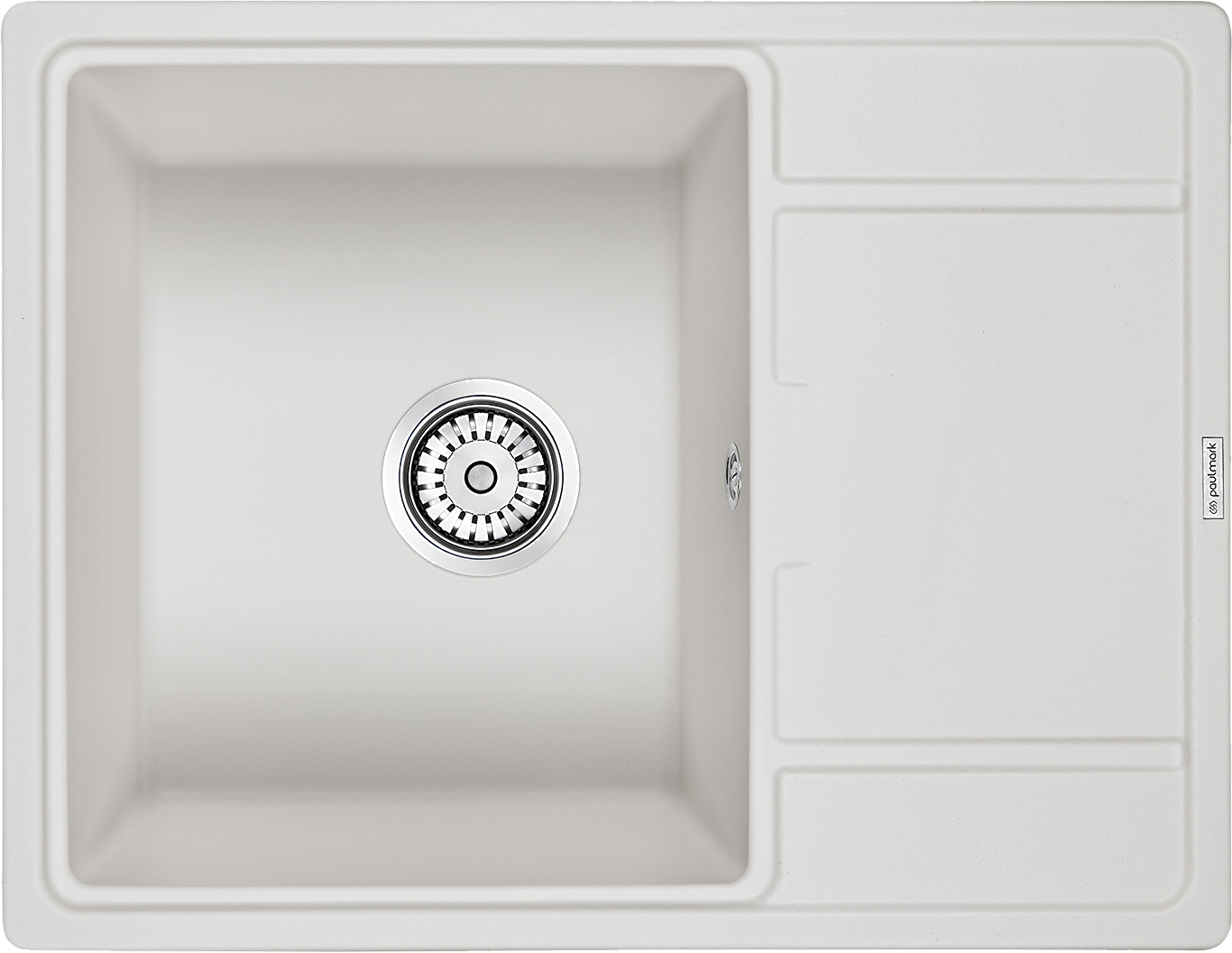 

Мойка кухонная Paulmark Flugen PM216550-WH белый