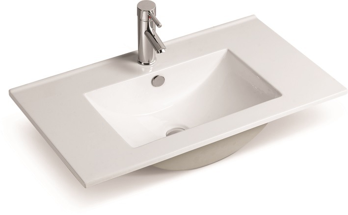 

Мебельная раковина SantiLine SL-2102(70) белая глянцевая, Белый, SL-2102(70)