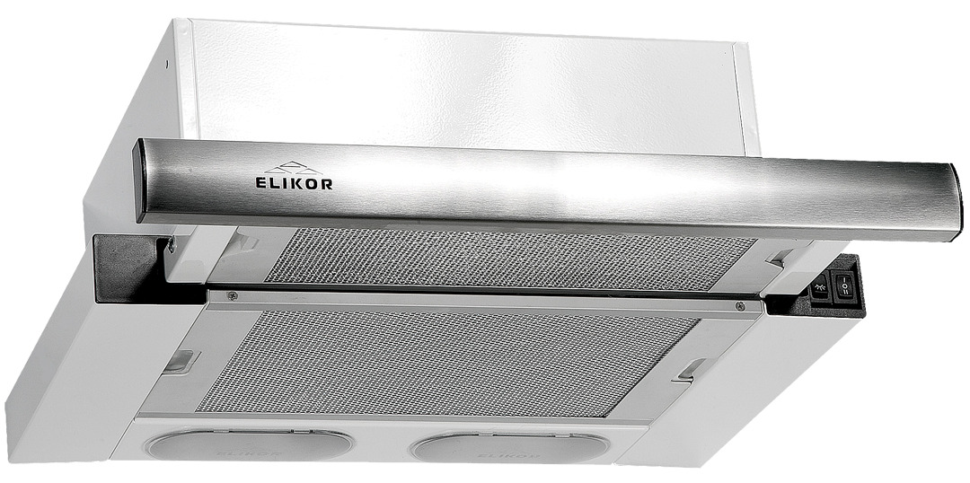 

Кухонная вытяжка Elikor Интегра 45П-400-В2Л белый, 841582