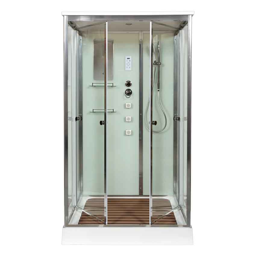 

Душевая кабина AvaCan V1215, 120х90х220 см, стекло прозрачное, профиль хром, V1215