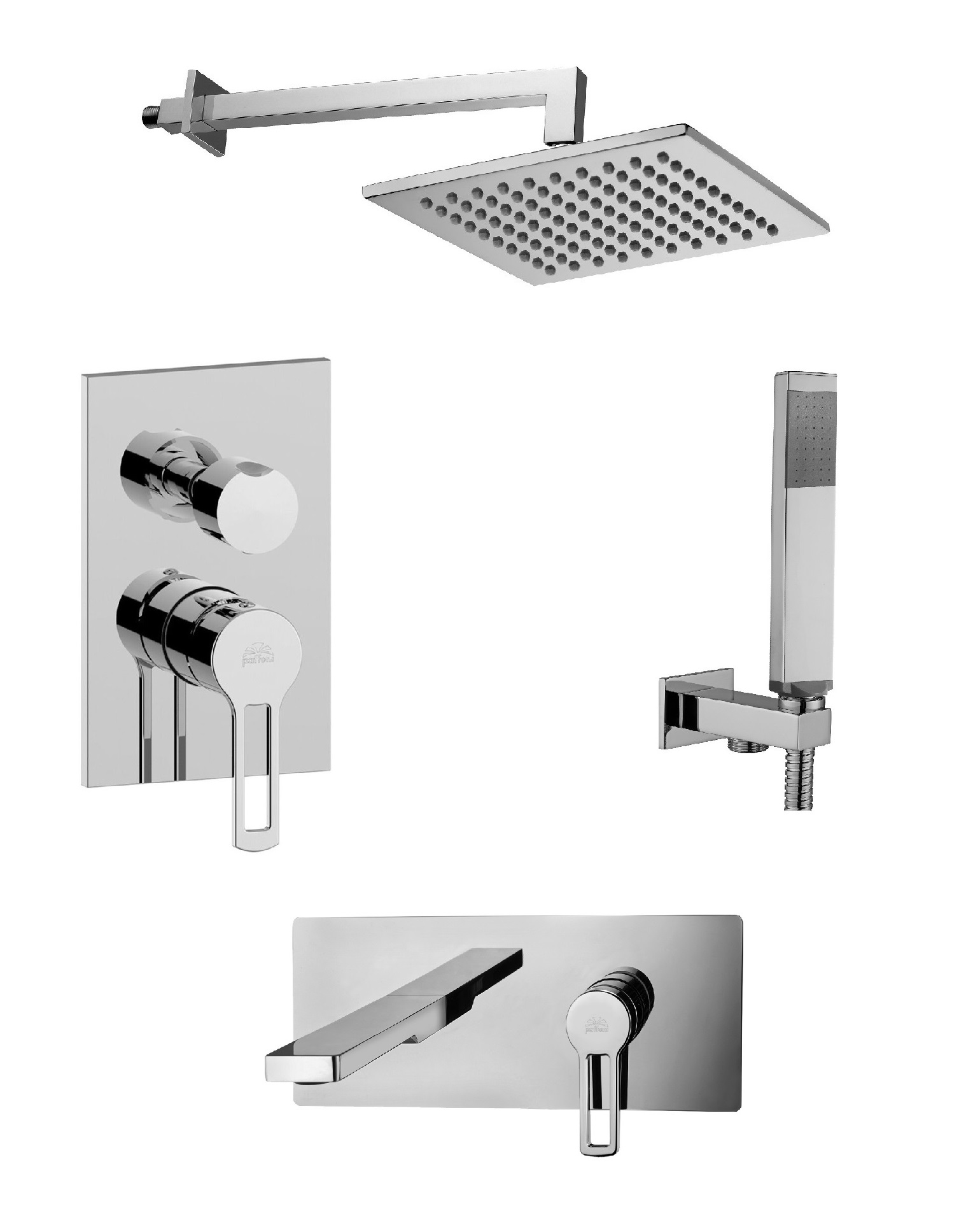

Душевой комплект Paffoni Ringo KITRIN018CR105 хром, Ringo KITRIN018CR105